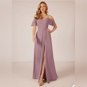 Azazie Dakota Dress in Dusty Rose SIZE 2
